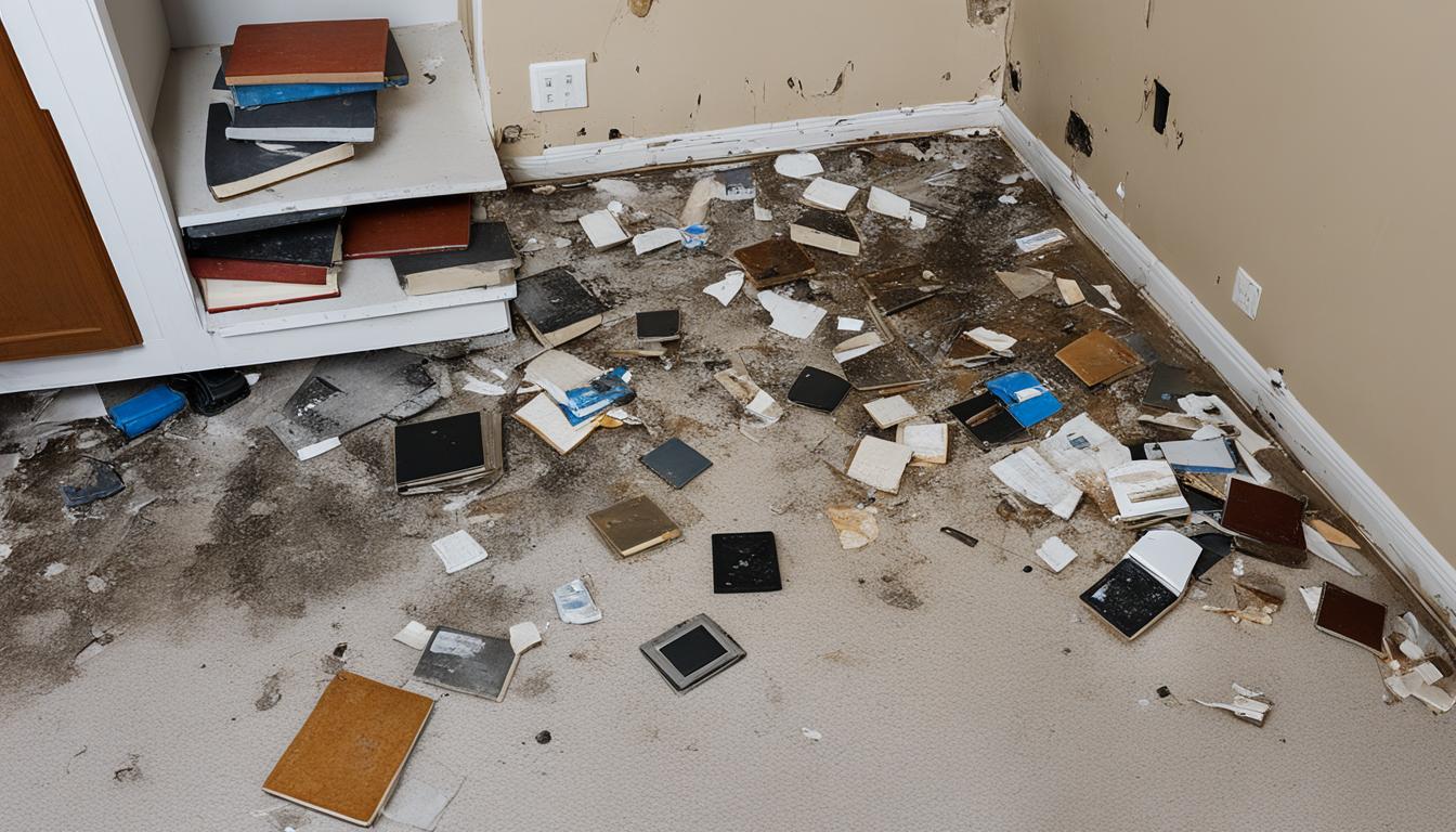 What gets ruined in water damage?